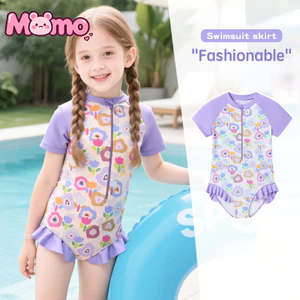 Đồ bơi một mảnh in hoa cho bé gái bơi lội và đi biển vui nhộn, thoải mái và sành điệu đồ bơi