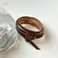 PNPIA-Millard Phong Cách Nâu Nhân Tạo Da Nelace Cho Nữ Vòng Tay Có Thể Điều Chỉnh Đa Năng Choker Eo Dây Xích Trang Sức Hợp Thời Trang