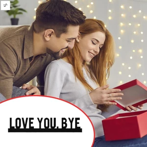 Love You Bye Over Door Frame Decor Express Love and Warm Wall Decor Cho phòng tắm cửa trước văn phòng