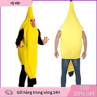 [Hỷ]Bộ đồ Halloween hóa trang cosplay quả chuối tạo điểm nhấn ấn tượng cho bữa tiệc