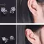 5 Cặp Mini Trong Suốt Nhựa Tai Ngôi Sao Tai Sti Dành Cho Nữ Chống Dị Ứng Earlobe Bảo Trì Cần Bông Tai Trang Sức