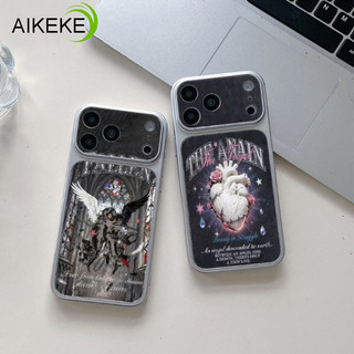 Ốp Điện Thoại Gothic Demon Church Cho Redmi Note 15 14 13 12 12S Turbo 11 SE 11S 11T 10 9 Pro Max Lite 10S 9S 8 Pro Plus 5G 4G Vỏ Da PU Vỏ Mềm Hình Trái Tim Hoa Mát
