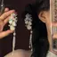 KUZHEN Phong Cách Trung Hoa Men Bướm sel Kẹp Tóc Nữ Hanfu Phong Cách Cổ Xưa Kẹp Bên Phụ Kiện Tóc HOT