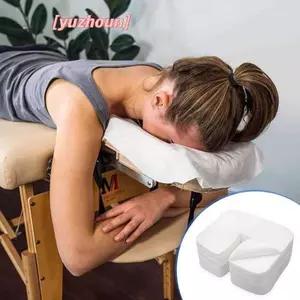 100 / 200 Cái SPA Mặt Massage Pad Thẩm Mỹ Viện Massage Tựa Đầu Miếng Lót Gối Cotton Dùng Một Lần Khăn Che Mặt Dụng Cụ Chăm Sóc Da