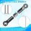 6 Cái Có Thể Điều Chỉnh Kim Loại Liên Kết Kéo Thanh Trước / Sau Servo Liên Kết Cho A949 A959 A969 A979 K929 RC Xe Nâng Cấp Dự Phòng