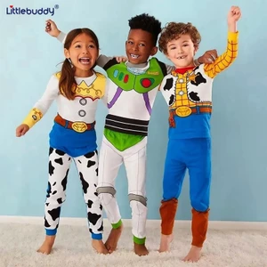 Bộ đồ phòng chờ trẻ em Cosplay có Buzz Lightyear và Người nhện in hình