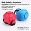 < WHPHous-t > Sừng xe đạp điện siêu lớn 130dB 5 chế độ âm thanh Chuông điện tử đầy màu sắc để sửa đổi xe đạp Đẹp