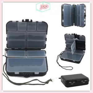 JRP Mini Hộp Bảo Quản Câu Cá Bay Hộp Câu Cá Muỗng Câu Cá Móc Mồi Hộp Bảo Quản Phụ Kiện Câu Cá JRP
