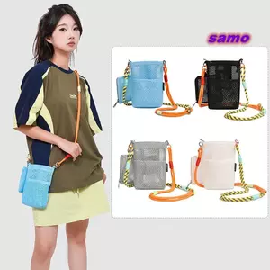 Túi lưới Nylon SAMO, có túi Mini Chất liệu lưới Túi đeo chéo, Túi đựng ví nhẹ nhiều màu thời trang Túi đựng điện thoại di động