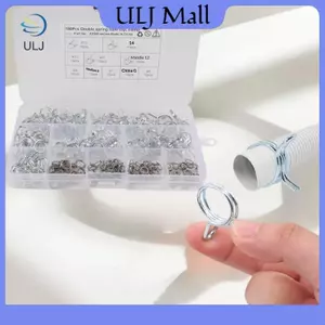 ULJ 70 / 150 Cái Kẹp Ống Dây Thép Không Gỉ Lò Xo Kẹp Dòng Nhiên Liệu Ống Nước Ống Khí Ô Tô Dụng Cụ Hệ Thống Nước.