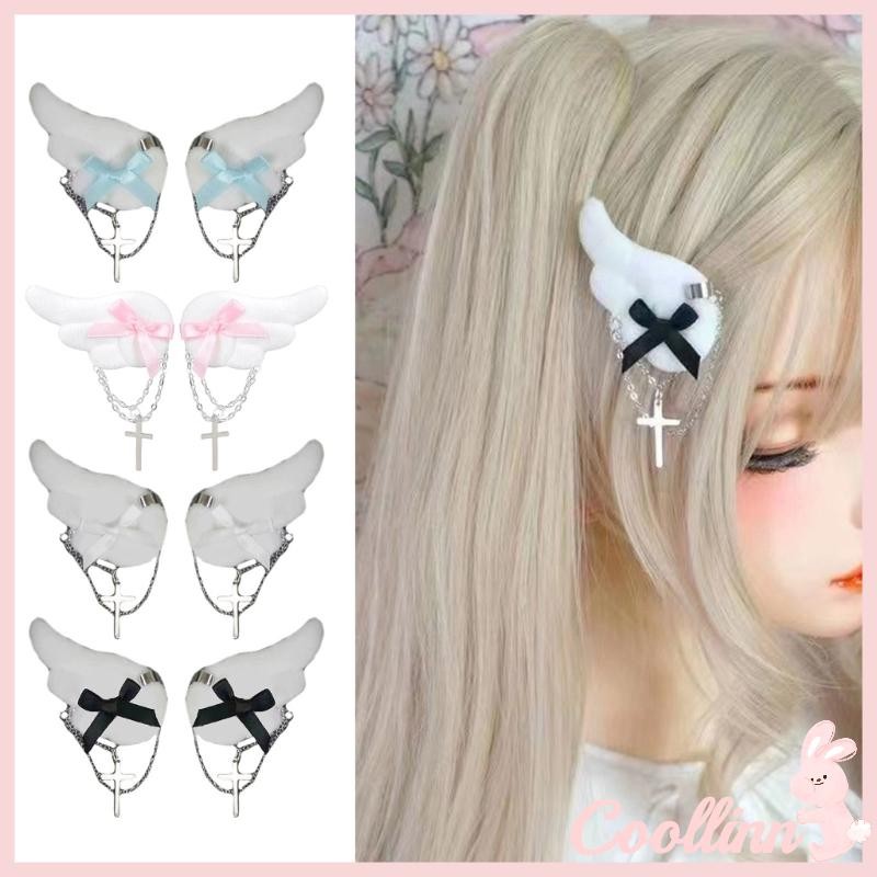COO Nơ Cánh Kẹp Cross Pendant Cho Bé Gái
