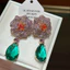 Hàn Quốc Phong Cách Dài Sang Trọng Phong Cách Mới Zircon Nhẹ Bông Tai Sang Trọng Bán Buôn