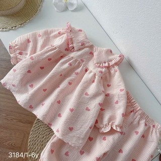 [8-26kg] Set Đồ Bộ Dài Đũi Hàn Xinh Cho Bé Gái Ở Nhà, Đi Học, Đi Chơi,.... Bộ Dài Mẫu 2