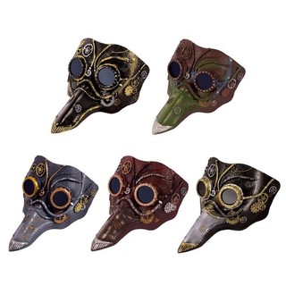 Mặt nạ bác sĩ bệnh dịch hạch - Đạo cụ cosplay Halloween và trang phục Steampunk