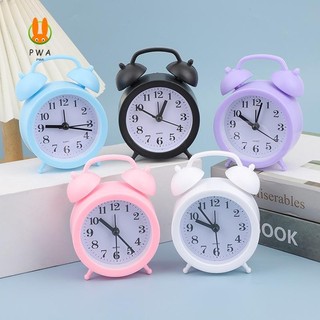Đồng hồ báo thức để bàn im lặng cho trẻ em - Đồng hồ đơn giản Mini bền bỉ dành cho người ngủ nặng