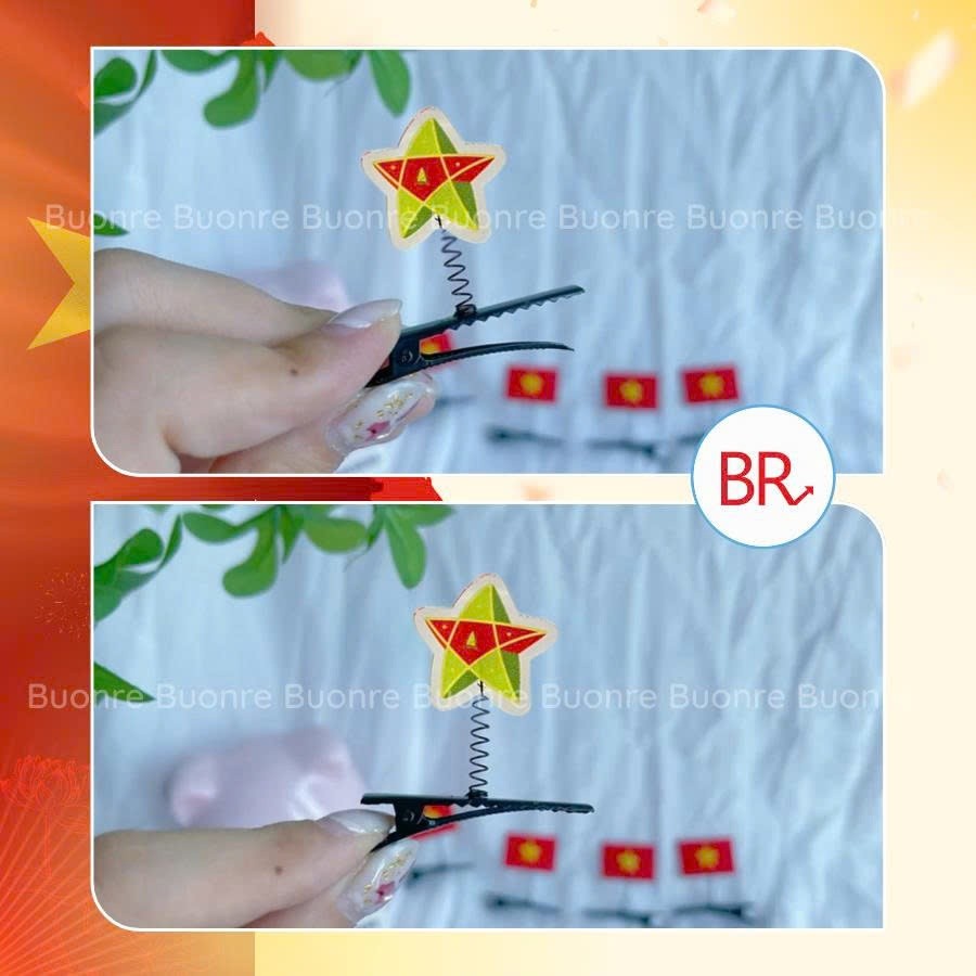 [TRUNG THU] Set Kẹp Tóc Lò Xo Ngôi Sao Dễ Thương– Phụ Kiện Cài Tóc Đáng Yêu Cho Bé Vui Chơi Dịp Lễ Hội Trung Thu ANGI