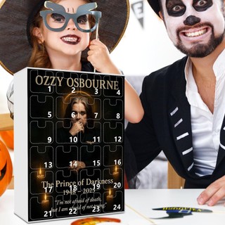 Giáng Sinh Halloween Ozzy Osbourne Lịch Đếm Ngược Hộp Mù Ngôi Sao Đá Nhân Vật Mặt Dây Chuyền Cổ Điển Sưu Tập Búp Bê Trang Trí Quyến Rũ enmdavn