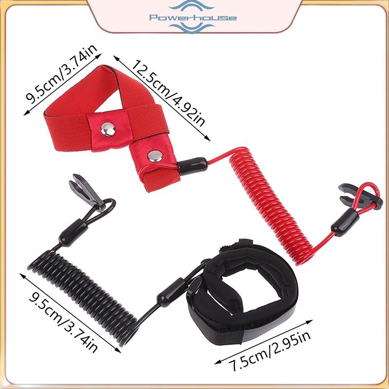 POWER Motorboat Flameout Rope Thuyền Dây An Toàn Dây Thuyền Phía Ngoài Động Cơ Động Cơ Dây Giết Dừng Cho Hầu Hết Động Cơ Ban.