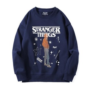 Cặp Đôi Stranger Things Cổ Tròn Dài Tay Cho Nam Nữ - Bộ Phim Truyền Hình Mỹ