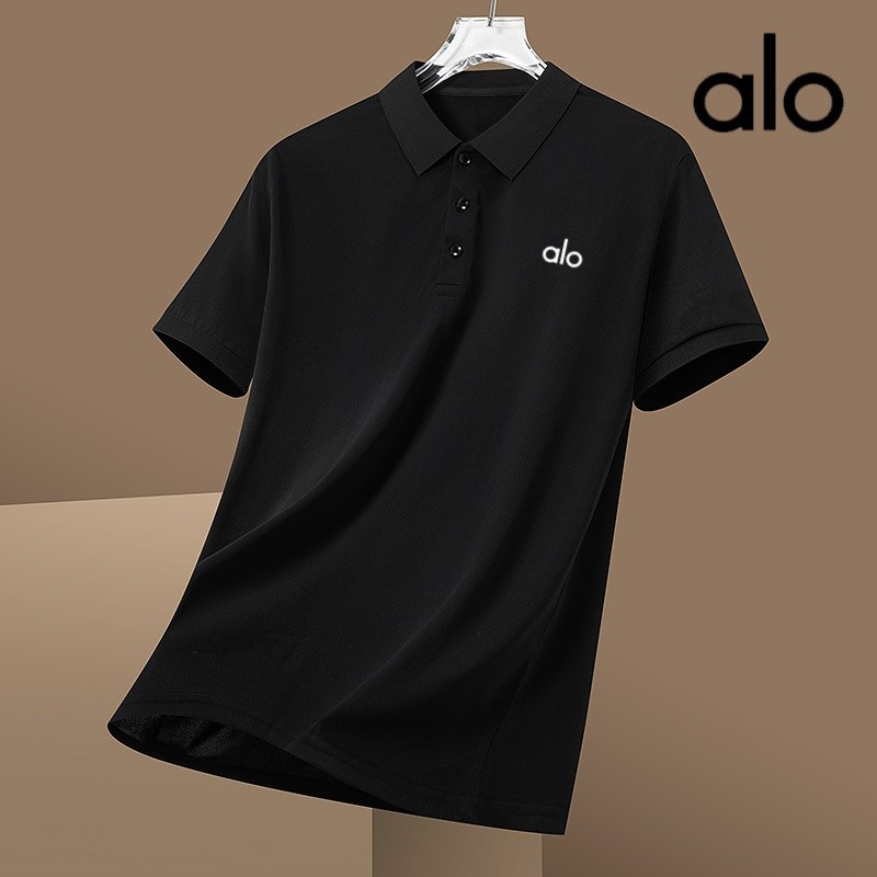 Áo sơ mi POLO ngắn tay thể thao ALASO nam nữ tập thể dục chạy bộ xuân hè mới áo thun có ve áo rộng