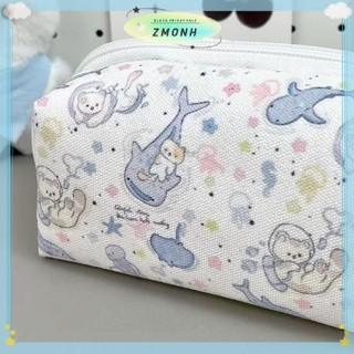 ZMONH 1 Sinh Viên Đơn Giản Túi Đựng Bút Chì Hàn Quốc Dung Tích Lớn Văn Phòng Phẩm Túi Bảo Quản Túi Trang Điểm Nhỏ Tổ Chức Du Lịch Túi Đựng Mỹ Phẩm