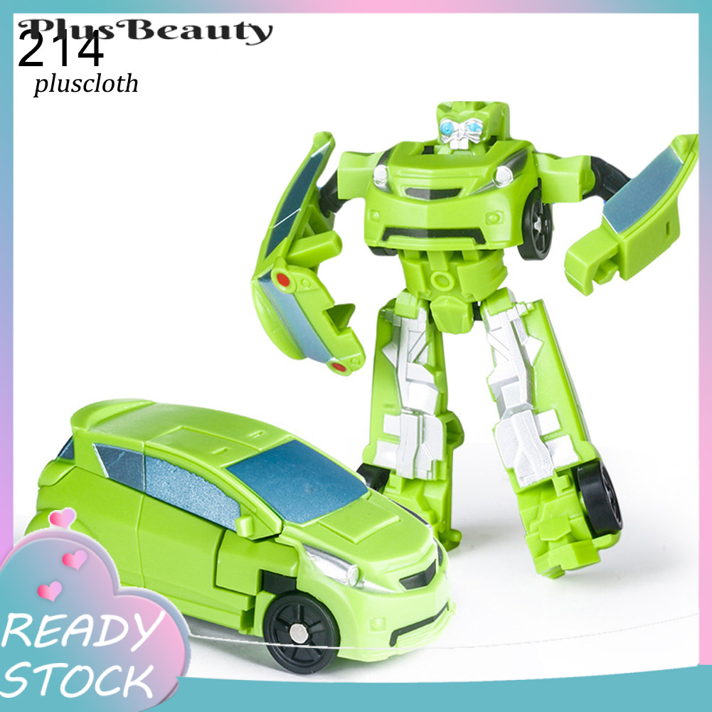 < Pluscloth > Xe Biến Hình Hành Động Robot Biến Dạng Đồ Chơi Trẻ Em Sưu Tập