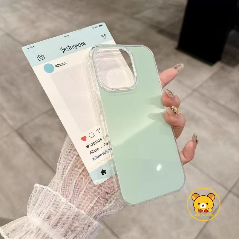 Vỏ Màu Kem Chắc Chắn Cho Samsung Galaxy S25 S24 S23 S22 S21 S20 S10 Plus Note 20 Ultra FE 9 S25 + S24 + S23 + 5G 4G Ins Phong Cách Đơn Giản Vỏ Điện Thoại Dễ Thương Sang Trọng Cứng IMD Ốp Lưng