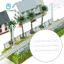 Gamchiano 3 Mẫu Đường Sắt Phong Cảnh Cáp Lưới Điện Bố Trí Tỉ Lệ 1: 160 N Mini Dễ Dàng Lắp Đặt Trang Trí Cho Mô Hình Cảnh Thu Nhỏ