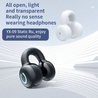 EARTHLYCO Tai kẹp Bluetooth 5.3, dẫn truyền xương, pin lâu, cuộc gọi dài, dùng cho cả nam nữ
