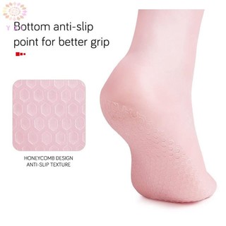 Tất chăm sóc bàn chân silicon dùng tại nhà với gel dưỡng ẩm, bảo vệ khỏi nứt