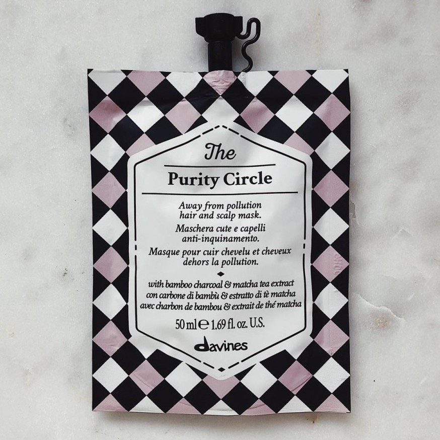 Mặt nạ thải độc cho da đầu Davines THE PURITY CIRCLE 50ml [ MK ]