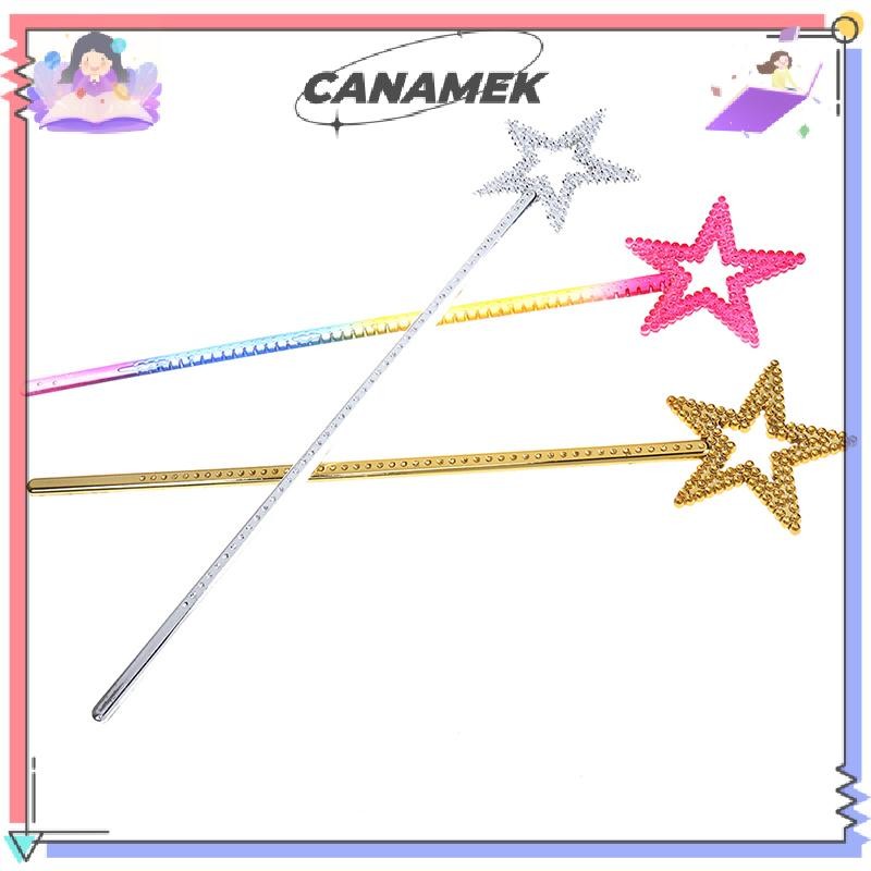 CANAMEK Fairy Stick Lớn Công Chúa Bạc Góc Đũa Phép Quà Tặng Cho Trẻ Em Bé Gái CSF