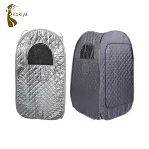 Lều xông hơi gấp di động chống nước, hai mặt, dây kéo, 57x31x31inch, dùng cho 1 người toàn thân SPA