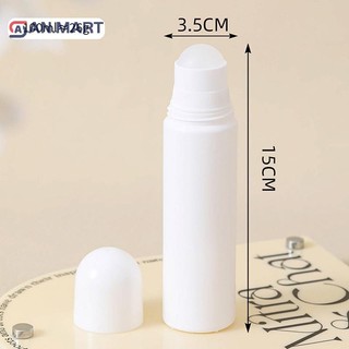 Bigdealssuper 50 / 100ML Con lăn nhựa trắng đóng chai phụ Hộp đựng sương mù du lịch Chai có thể đổ lại DIY Khử mùi Phụ kiện siêu