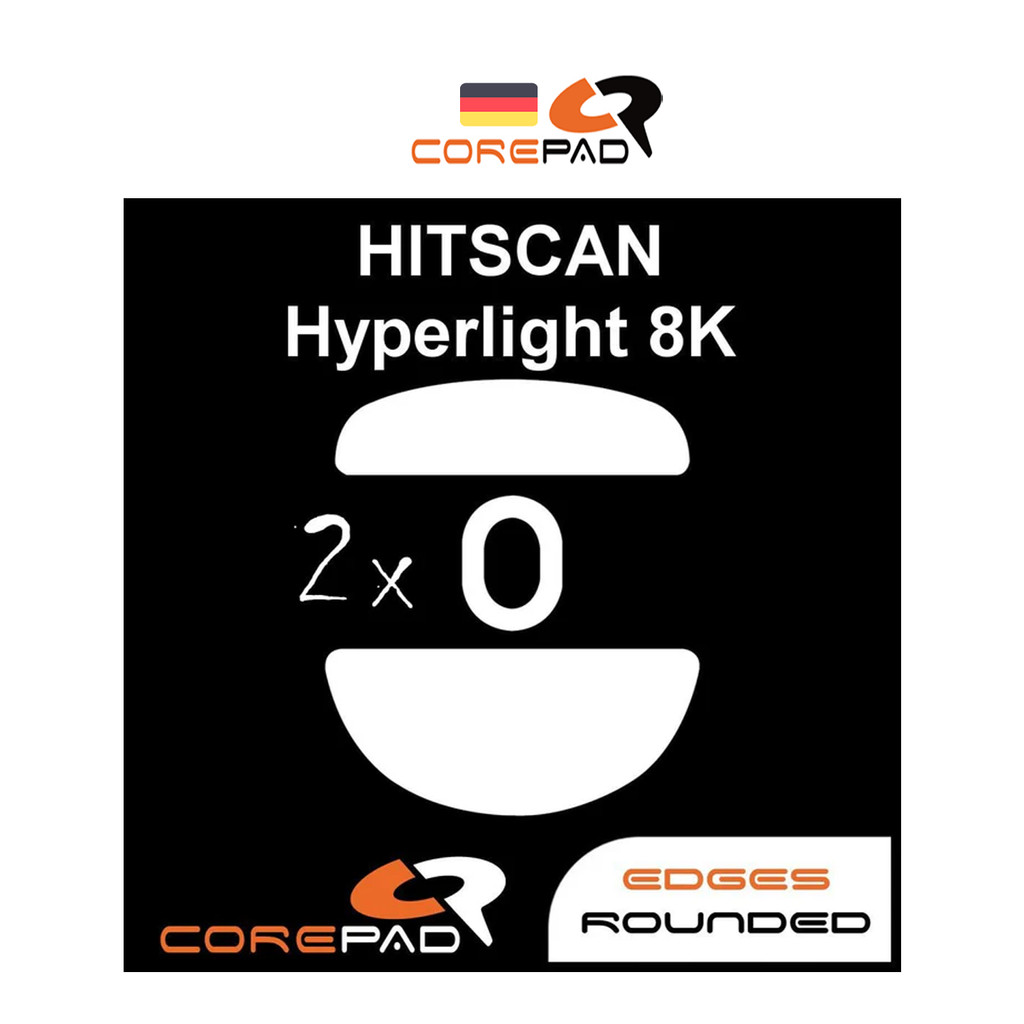 Feet chuột PTFE Corepad Skatez PRO HITSCAN Hyperlight 8K Wireless (2 bộ ...