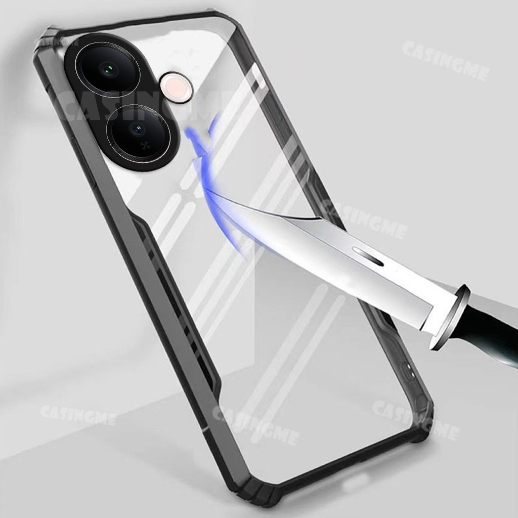 Vivo V60 Lite 5G 2025 Ốp Điện Thoại AirBag Trong Suốt Cho Vivo V60 Lite V60E V60Lite LiteV60 VivoV60Lite Pro 4G 5G 2025 Ốp Lưng Chống Sốc Ốp Lưng Cứng Trong Suốt