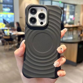 Ốp điện thoại họa tiết vòng màu trơn mới Thích hợp cho iPhone15ProMax đến 11 Vỏ bảo vệ chống sốc bốn góc Hàng hóa giao ngay