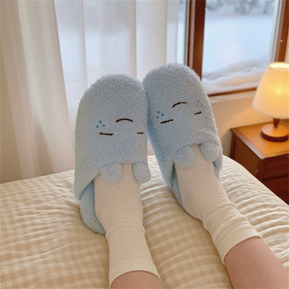 XIXITIAO dép bông  nữ, thoải mái, yên tĩnh, dễ thương, giữ ấm