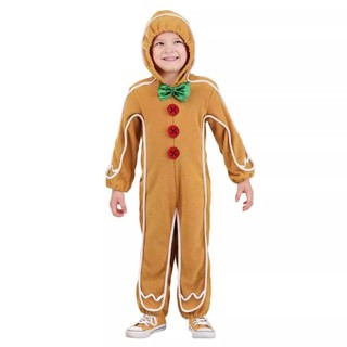 Giáng Sinh Bánh Gừng Người Trang Phục Halloween cos Trang Phục Bánh Gừng Người Jumpsuit Trang Phục Hóa Trang