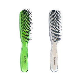 Conjoined Lớn Cong Lược Thẳng Tóc Làm Tóc Lược Di Động Tay Cầm Bằng Nhựa Sườn Lược Lược Nhựa IXGN