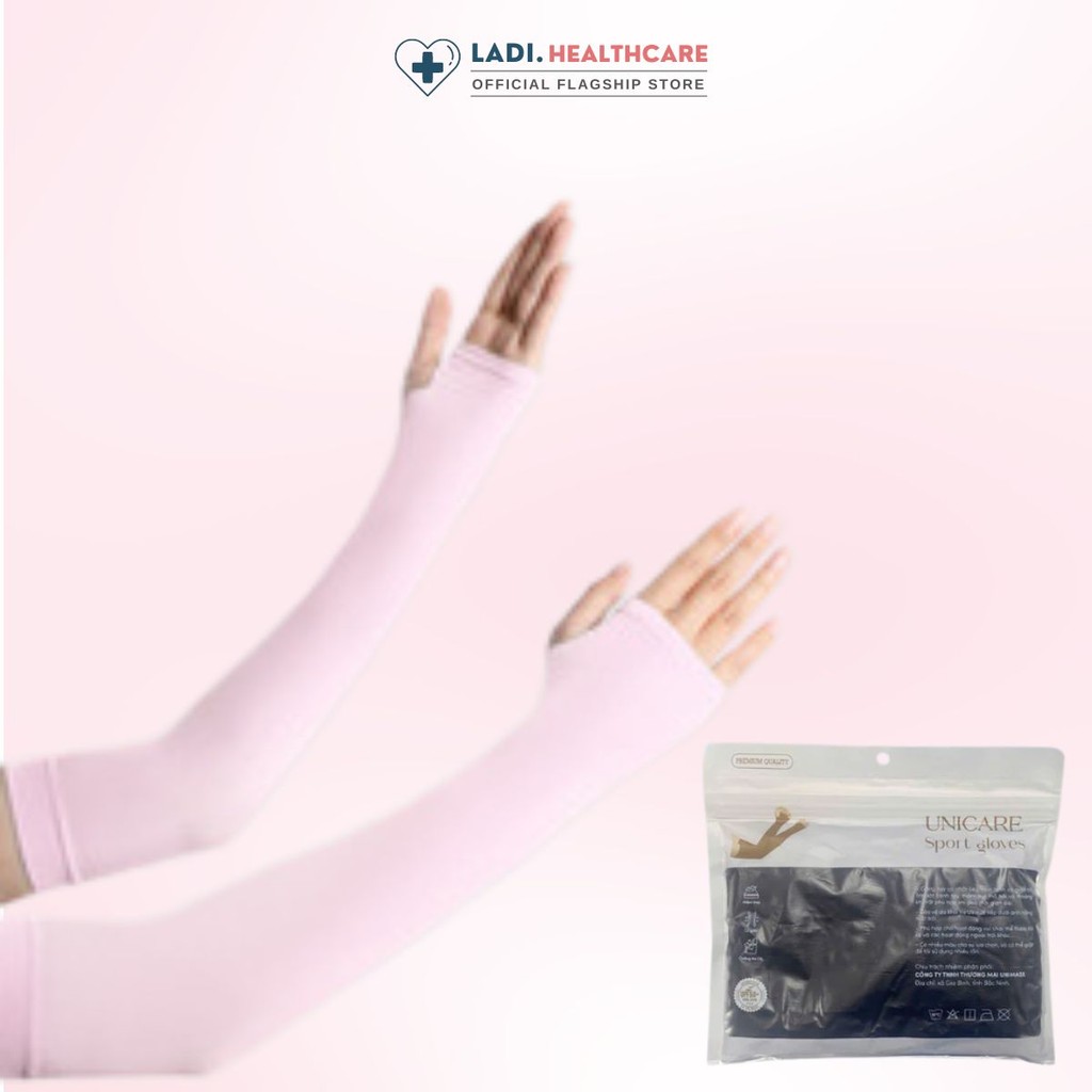 Găng tay Unisex chống nắng UNICARE – UPF50+, thoáng mát, co giãn, thích hợp mọi hoạt động