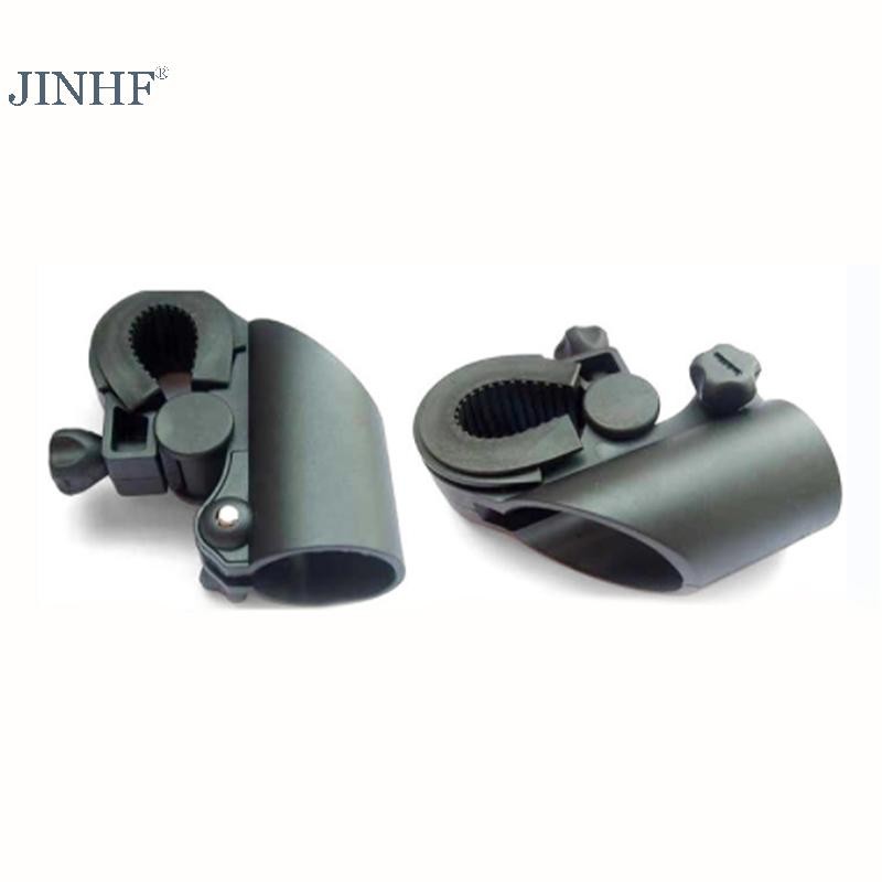 JINHF Giá Đỡ Đèn Pin Cho Xe Đạp - Điều Chỉnh Linh Hoạt, Kẹp Tay Cầm & Chân Đế