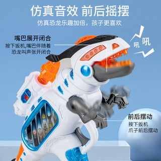 Súng Đồ Chơi T-Rex Khủng Long – Hiệu Ứng Âm Thanh, Ánh Sáng, Rung & Móng Vuốt Xoay
