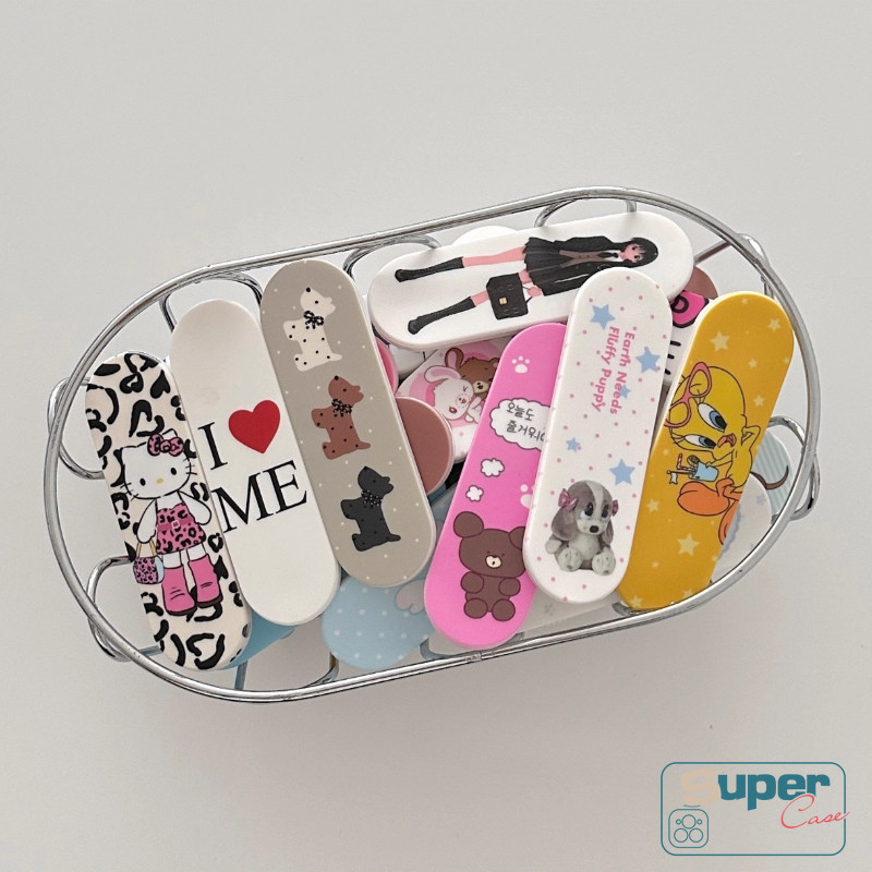 Hoạt Hình Ngọt Ngào Thời Trang Dễ Thương Hello Kitty Snoopy Puppy Mèo Chim Cánh Cụt Hoa Trái Tim Tình Yêu Chấm Bi Sọc Dây Trái Cây Hỗ Trợ Giá Đỡ