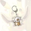 HT3 Pokemon Pikachu Acrylic Móc Khóa Psyduck Gengar Mặt Dây Chuyền Hoạt Hình Túi Phụ Kiện Anime Ngoại Vi TH3