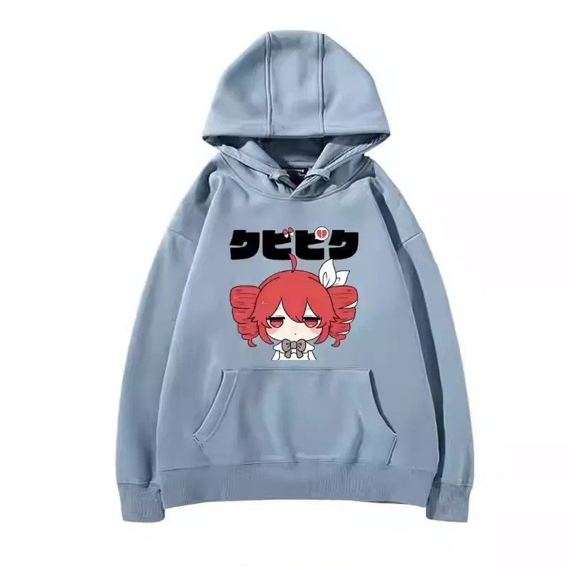 GC1 kasane teto hoạt hình Áo Hoodie Anime Áo Unisex Dài Tay Top GC1