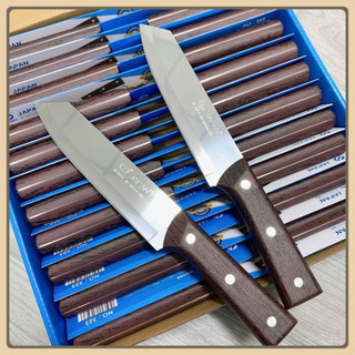 chuyên sỉ - Bộ 3 Dao Nhật ASAKH JAPAN 324 Cán gỗ chiều dài 28cm siêu bén