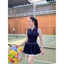 Bộ thể thao nữ, Bộ váy thể thao sport chơi golf, tennis, cầu lông, pickleball siêu đẹp