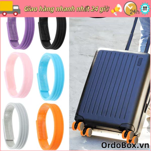 Vỏ bảo vệ bánh xe vali ORDOBOX, Bộ phận vali Trục hành lý du lịch bằng silicon, Bảo vệ bánh xe hành lý Giảm tiếng ồn Hộp bánh xe đẩy