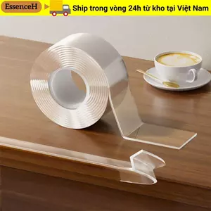 Băng bảo vệ cạnh bàn ESSENCEH, Dải bảo vệ an toàn cho bé tự dính, Tấm cản góc nội thất chống va chạm trong suốt dày